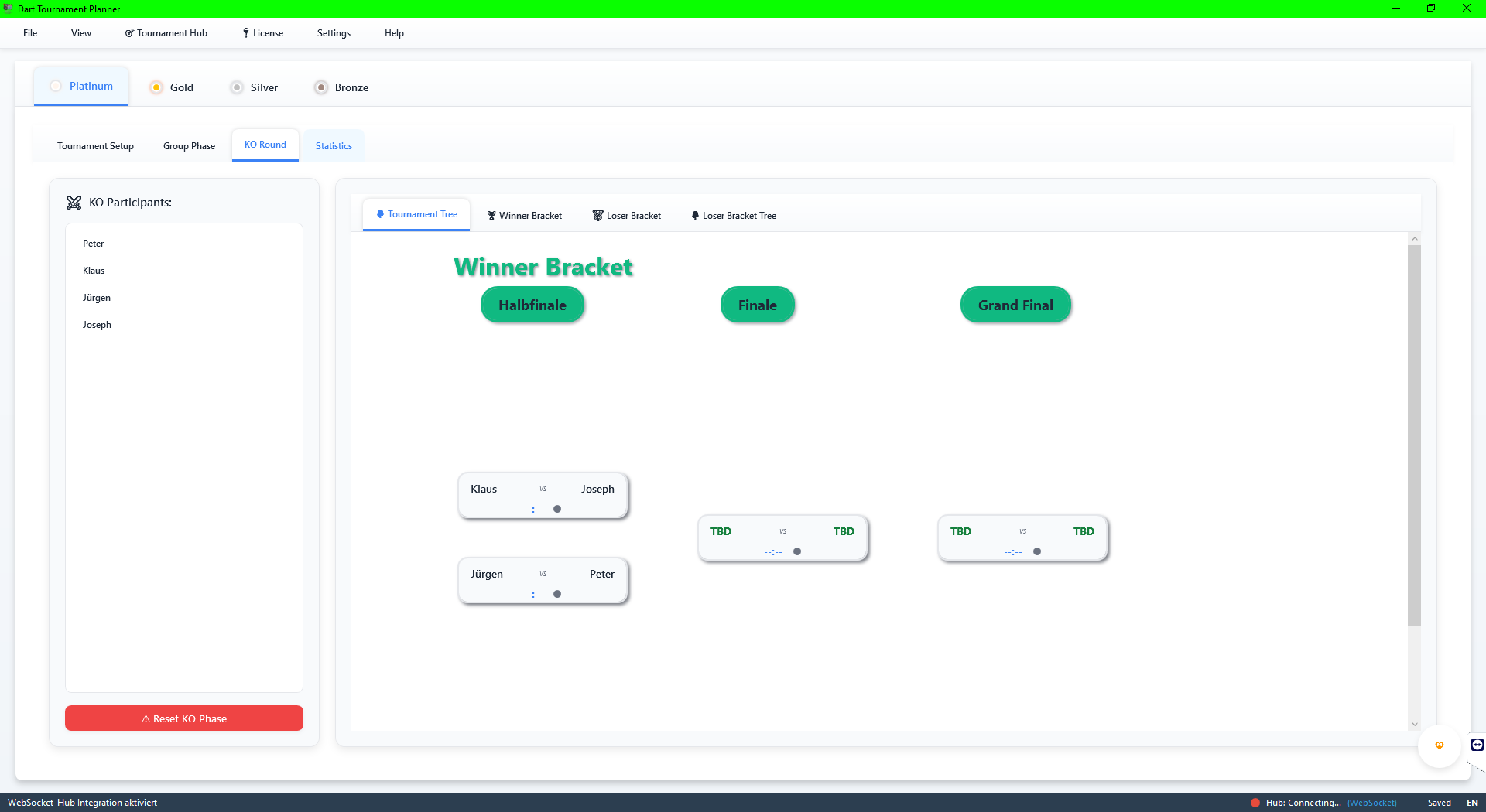 Dart Tournament Planner - Professional Tournament Management Software