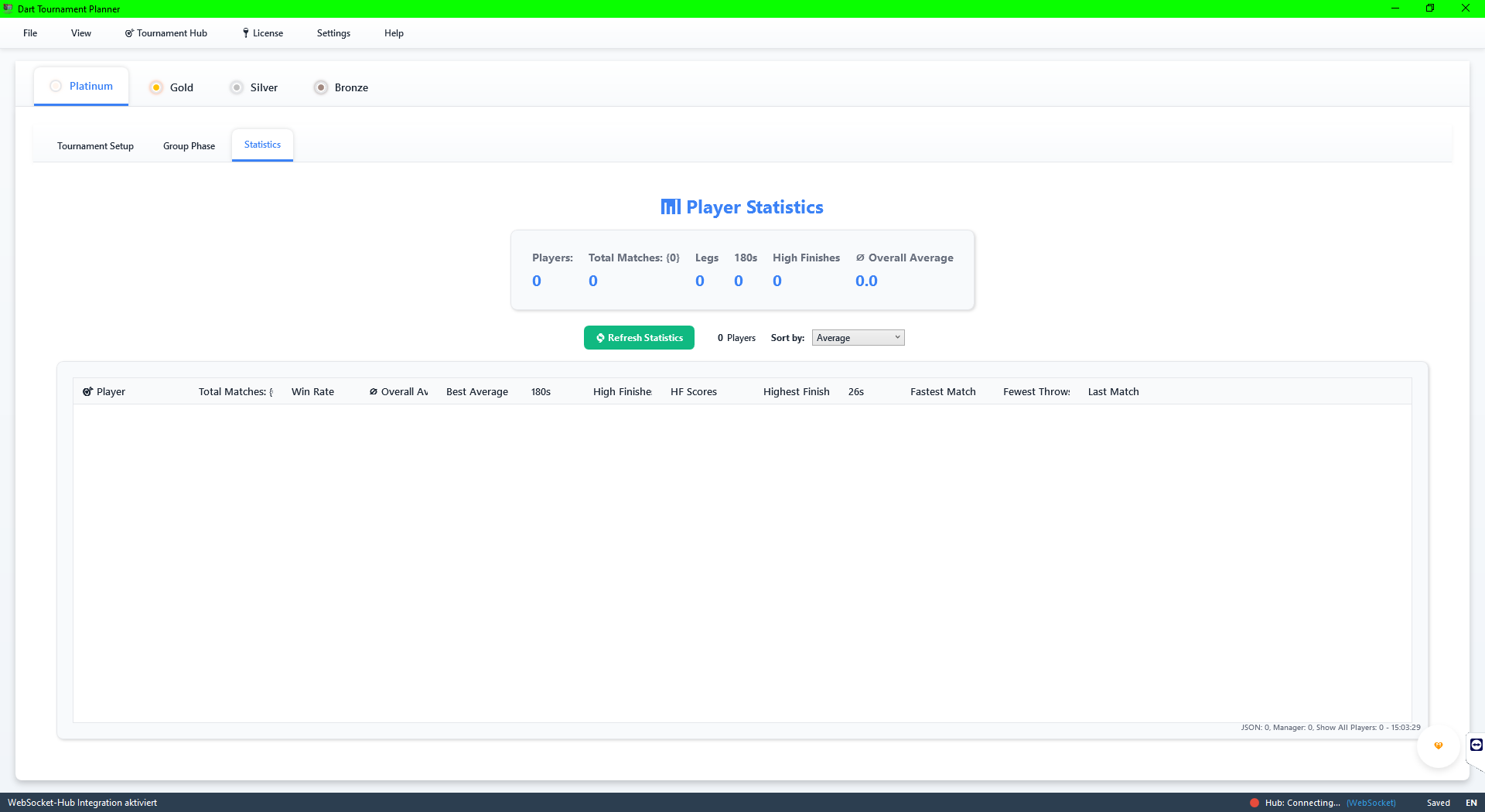 Dart Tournament Planner - Professional Tournament Management Software